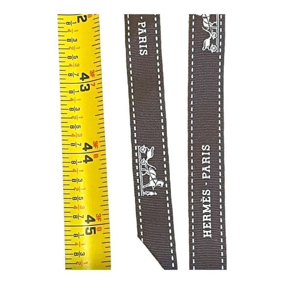 Authentic Hermes Designer Packaging Ribbon Paris 2 + Yards Gift Wrapping 7’9” - Picture 3 of 3